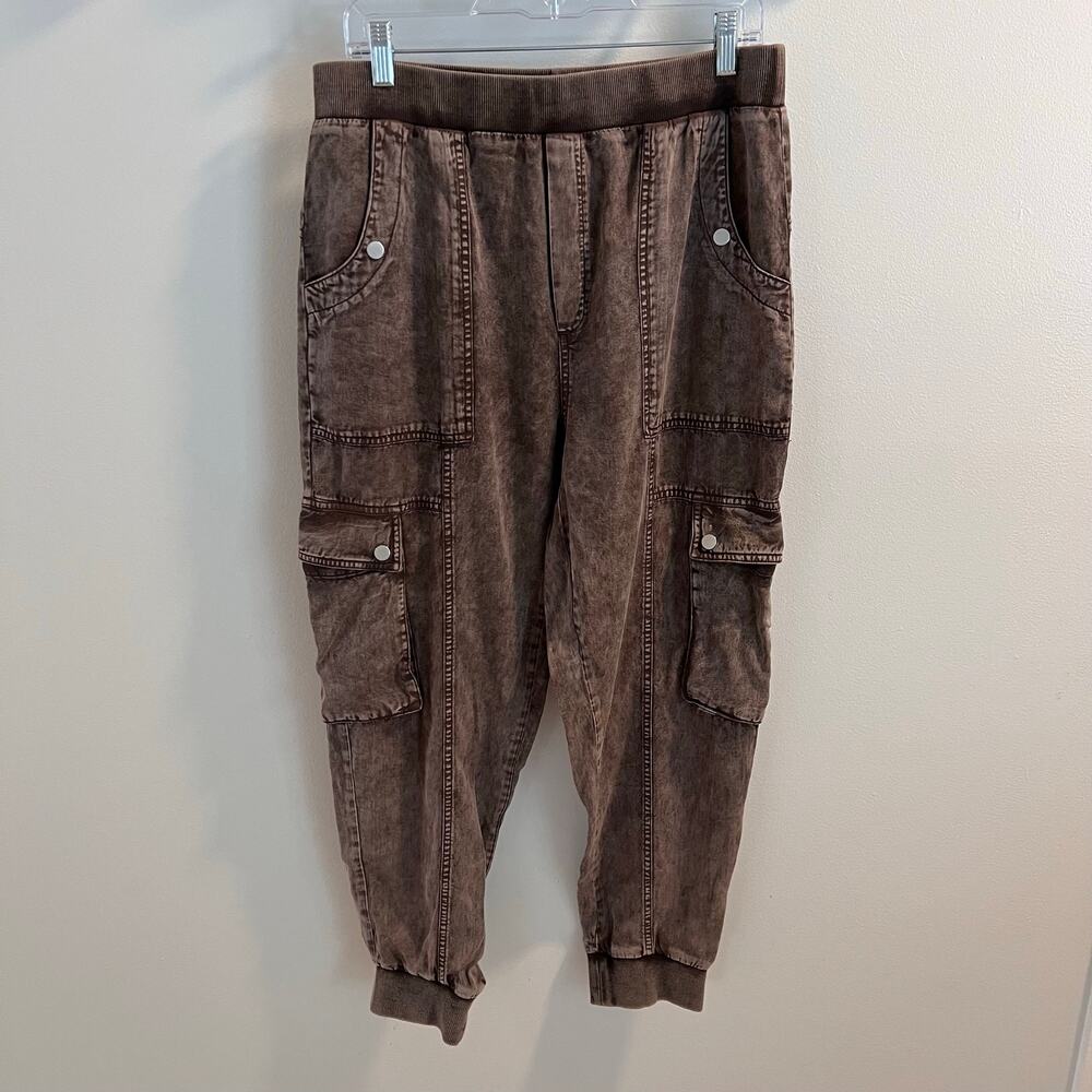 Anthropologie Brown Cargo Jogger Pants Size M